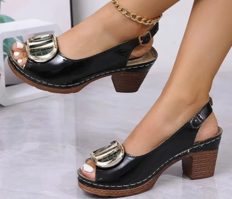 Sandales à talons hauts